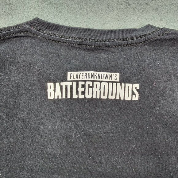 PUBG T Shirt Top Men's Size Medium Black Graphic Player Unknown's Battlegrounds - Picture 9 of 9
